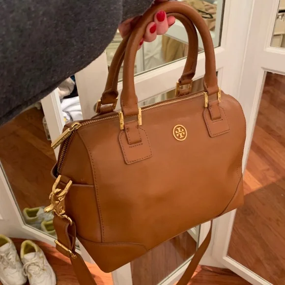 Tory Burch Robinson Bowling Bag - Picture 2 of 5